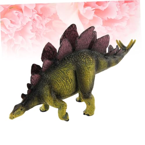 HOMOBABE Stegosaurus Dinosaurier Modell Realistische Dinosaurier Figur Desktop Deko Stabiles Kunststoff Ornament Geschenk für Sammler von HOMOBABE