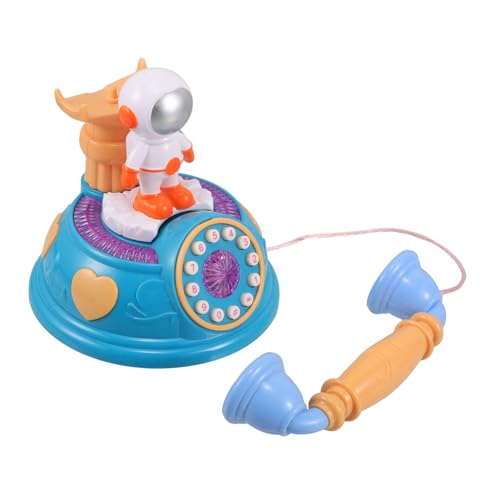 HOMOBABE Telefon im Astronauten Design Retro Cartoon Lernspielzeug mit Licht und Sound für Zuhause und Vorschule Pädagogisches für Kleinkinder Lehrreich und Unterhaltsam HOMOBABE Telefon im Astronauten Design Retro Cartoon Lernspielzeug mit Licht und Sound für Zuhause und Vorschule Pädagogisches für Kleinkinder Lehrreich und Unterhaltsam von HOMOBABE