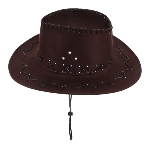 HOMOBABE Unisex Western Cowgirl Hut für Dekorativer Cowboyhut im Western Stil Kopfumfang für Partys und Feiertage Uv Schutz und Atmungsaktives Design HOMOBABE Unisex Western Cowgirl Hut für Dekorativer Cowboyhut im Western Stil Kopfumfang für Partys und Feiertage Uv Schutz und Atmungsaktives Design von HOMOBABE