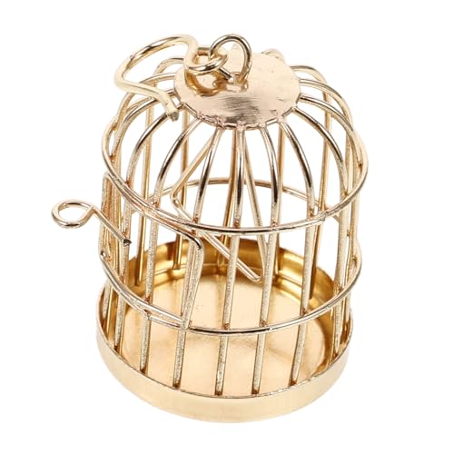 HOMOBABE Vogelkäfig-Ornamente Mini winziger Vogelkäfig für Puppenhaus drinnen bunt klein Käfige Vogelkäfigdekoration Simulation Vogelkäfig- Puppenhaus Vogelkäfig Legierung Golden HOMOBABE Vogelkäfig-Ornamente Mini winziger Vogelkäfig für Puppenhaus drinnen bunt klein Käfige Vogelkäfigdekoration Simulation Vogelkäfig- Puppenhaus Vogelkäfig Legierung Golden von HOMOBABE