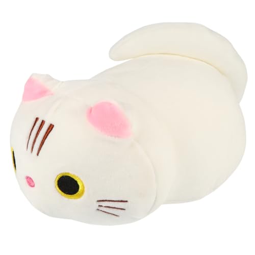 HOMOBABE Weiches Katzen plüschkissen Langlebiges Kuscheltier und Dekoratives Tierkissen Geeignet als Geschenk für Freunde Büro und Zuhause von HOMOBABE