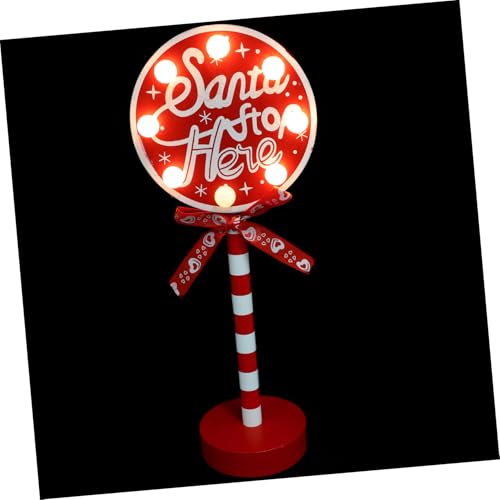 HOMOBABE Weihnachtsdekoration Schild Licht aus LED Weihnachtslampe für Tischdekoration Festliche für Wohnzimmer und Schlafzimmer Langlebige und Dekorative von HOMOBABE