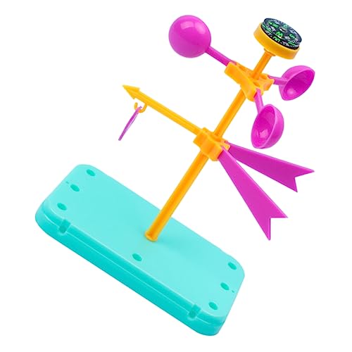 HOMOBABE Wetterfahne spielzeuge Windfahnenspielzeug für zu Hause DIY-pädagogische technische Experimente Stammlernspielzeug DIY-Experimente DIY-Vorbau-Kits Plastik von HOMOBABE