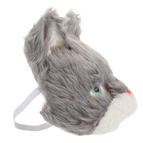 HOMOBABE tierische Maske Cosplay-Maske Erwachsene Kostüm Plüschtiermaske Party Maskerade Maske Katze Maskentier Plüsch-Katzenkopfbedeckung Karnevalsmaske PVC Grey HOMOBABE tierische Maske Cosplay-Maske Erwachsene Kostüm Plüschtiermaske Party Maskerade Maske Katze Maskentier Plüsch-Katzenkopfbedeckung Karnevalsmaske PVC Grey von HOMOBABE