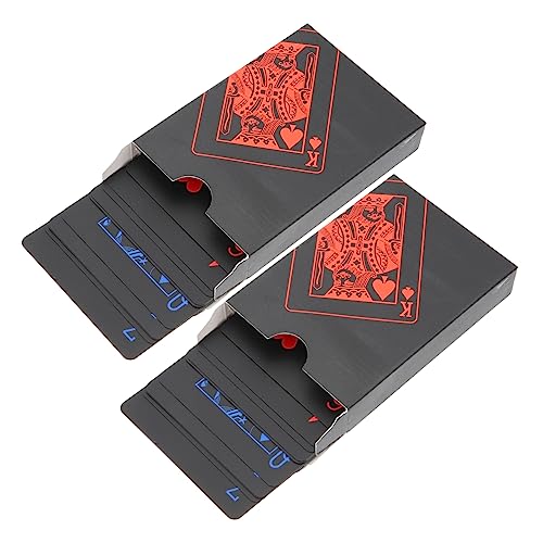 HOMOBABE wasserdichte Pokerspielkarten aus Robustem Kartenspiel für Erwachsene für Reisen und Partys Langlebig und Praktisch HOMOBABE wasserdichte Pokerspielkarten aus Robustem Kartenspiel für Erwachsene für Reisen und Partys Langlebig und Praktisch von HOMOBABE