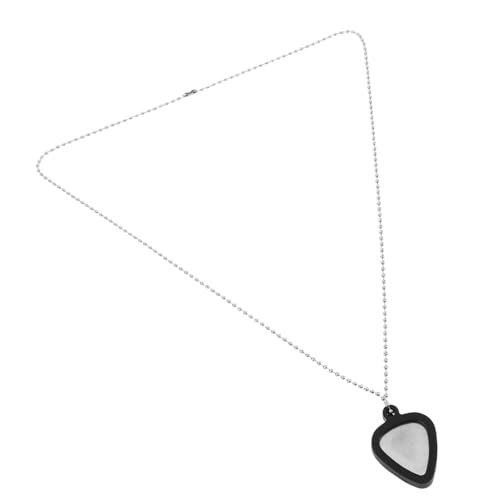 HOMOCONO 1 Satz Gitarre Plektrum Halter Halskette aus Praktischer Aufbewahrungsschmuck für Gitarristen aus Robustem Material Design für Musiker und Musikliebhaber von HOMOCONO