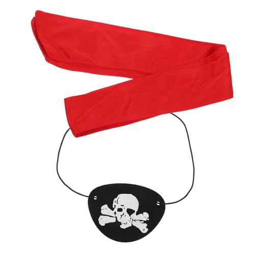 HOMOCONO 1 Satz Piraten Kostüm Zubehör Verstellbares Kopftuch und Augenklappe für Karneval und Cosplay Einzigartige Piraten Accessoires für Themenpartys und Bühnenaufführungen HOMOCONO 1 Satz Piraten Kostüm Zubehör Verstellbares Kopftuch und Augenklappe für Karneval und Cosplay Einzigartige Piraten Accessoires für Themenpartys und Bühnenaufführungen von HOMOCONO