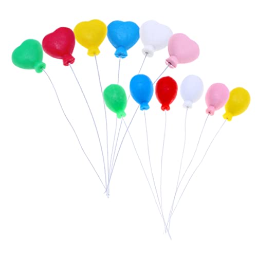 HOMOCONO 1 Satz Teiliges Mini Ballons Tortendeko Für Minihäuser Mikrolandschaften Und Partys Realistische Ballons Für Dekorationen Und Unvergessliche Feiern 12 Stück von HOMOCONO