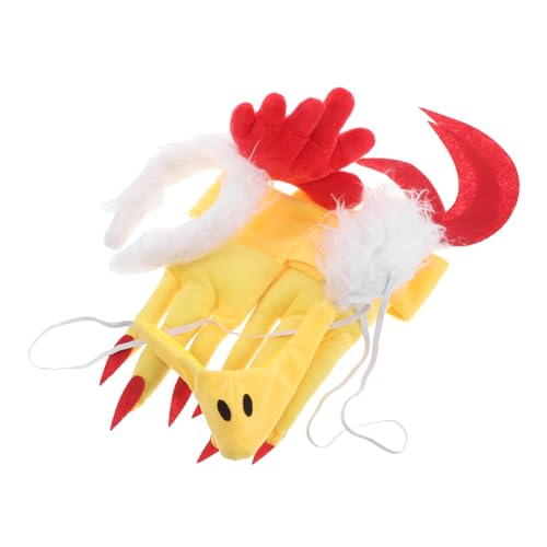HOMOCONO Ostern Karneval Hahn Kostüm Set Stirnband Nase Schnabel Füße Tier Kostüm Zubehör Für Jungen Und Mädchen Und Erwachsene von HOMOCONO