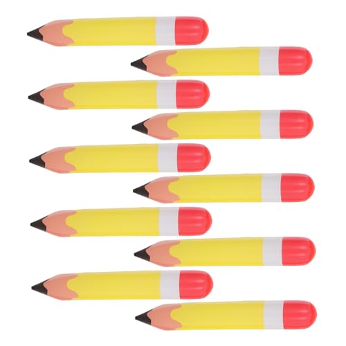 HOMOCONO 10 Stück Teiliges PVC Aufblasbares Bleistift Dekorative Party Deko Realistische Farbdrucke Robustes Material für Kindergeburtstag Klassenzimmer und Halloween Feiern HOMOCONO 10 Stück Teiliges PVC Aufblasbares Bleistift Dekorative Party Deko Realistische Farbdrucke Robustes Material für Kindergeburtstag Klassenzimmer und Halloween Feiern von HOMOCONO