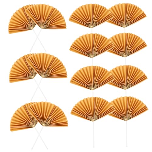 HOMOCONO 16 Stück Fächer Kuchendekoration, Cupcake Kuchenspieße, Tortenaufsatz Für Geburtstag, Cupcake Topper Aus Papier, Cupcake Topper Aus Papier, Fächer Cupcake Topper, Tortenaufsatz HOMOCONO 16 Stück Fächer Kuchendekoration, Cupcake Kuchenspieße, Tortenaufsatz Für Geburtstag, Cupcake Topper Aus Papier, Cupcake Topper Aus Papier, Fächer Cupcake Topper, Tortenaufsatz von HOMOCONO