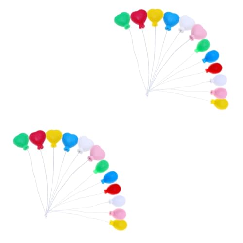 HOMOCONO 2 Sätze Miniature Balloons Ballon Toppers Für Cupcakes Puppenhaus Dekoration Party Zubehör Für Geburtstagsfeiern Und Feiern Für Diy Mini Landschaften 12 Stück * 2 HOMOCONO 2 Sätze Miniature Balloons Ballon Toppers Für Cupcakes Puppenhaus Dekoration Party Zubehör Für Geburtstagsfeiern Und Feiern Für Diy Mini Landschaften 12 Stück * 2 von HOMOCONO