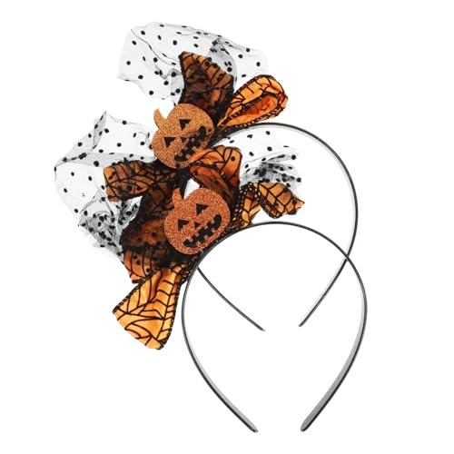 HOMOCONO 2 Stück Halloween Kürbis Haarreifen mit Schleife Leichter Haarschmuck für Damen und Mädchen Hautfreundlich und Bequem für Party Karneval und Kostümzubehör HOMOCONO 2 Stück Halloween Kürbis Haarreifen mit Schleife Leichter Haarschmuck für Damen und Mädchen Hautfreundlich und Bequem für Party Karneval und Kostümzubehör von HOMOCONO