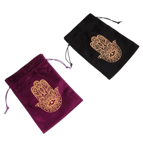 HOMOCONO 2St Tarot-Tasche Tarot-Aufbewahrungshalter Schmuckbeutel mit Kordelzug Tarotkarten-Organizer karten aufbewahrung tarot zubehör Tarot Tasche mit Kordelzug Tarot-Beutel Flanell HOMOCONO 2St Tarot-Tasche Tarot-Aufbewahrungshalter Schmuckbeutel mit Kordelzug Tarotkarten-Organizer karten aufbewahrung tarot zubehör Tarot Tasche mit Kordelzug Tarot-Beutel Flanell von HOMOCONO