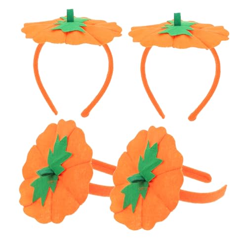 HOMOCONO 4 Stück Teiliges Halloween Haarreif Kürbis Design Cosplay Party Kopfschmuck Leicht und Langlebig für Damen und Erwachsene Halloween-accessoire Karneval Kostüm HOMOCONO 4 Stück Teiliges Halloween Haarreif Kürbis Design Cosplay Party Kopfschmuck Leicht und Langlebig für Damen und Erwachsene Halloween-accessoire Karneval Kostüm von HOMOCONO