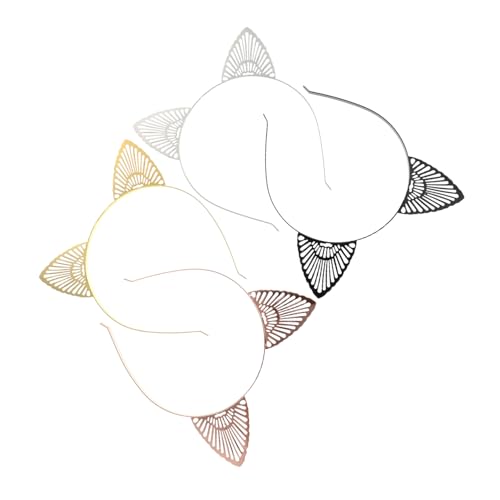 HOMOCONO 4 Stück Teiliges Metall Katzenohren Haarreif Modisch und Bequem Vielseitig für Kostüm Partygebrauch Geeignet für Erwachsene als Geschenk zu Weihnachten Valentinstag und Besonderen HOMOCONO 4 Stück Teiliges Metall Katzenohren Haarreif Modisch und Bequem Vielseitig für Kostüm Partygebrauch Geeignet für Erwachsene als Geschenk zu Weihnachten Valentinstag und Besonderen von HOMOCONO