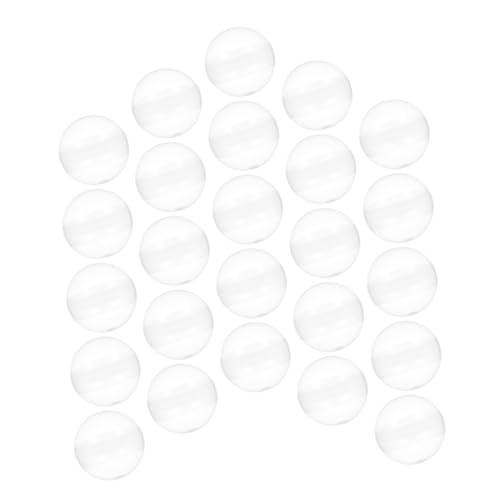 HOMOCONO 50 Stück Transparente Befüllbare Kapseln Runde Plastikbälle für Süßigkeitenautomaten Partygeschenke für Überraschungen und Aufbewahrung von HOMOCONO