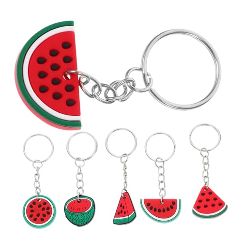 HOMOCONO 6 Stück Pvc Wassermelonen Schlüsselanhänger, Geburtstagsparty , Schlüsselanhänger, Obst Schlüsselring, Geburtstags Obst Party , Wassermelonen Anhänger, Wassermelonen HOMOCONO 6 Stück Pvc Wassermelonen Schlüsselanhänger, Geburtstagsparty , Schlüsselanhänger, Obst Schlüsselring, Geburtstags Obst Party , Wassermelonen Anhänger, Wassermelonen von HOMOCONO