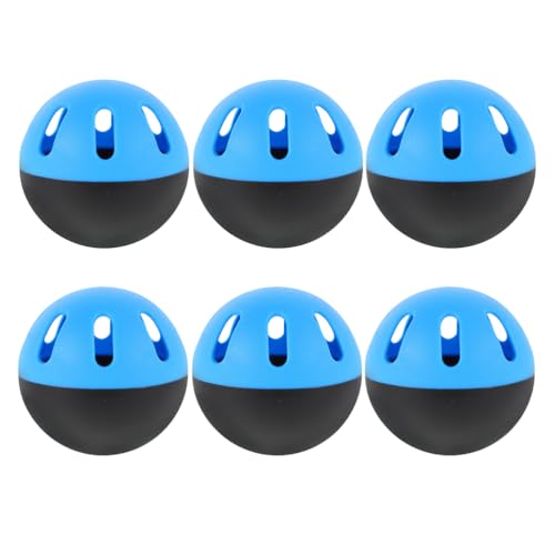 HOMOCONO 6-teiliges Übungs-Baseball-Set für Kinder: Hohle Eva-Baseball-Übungsbälle – Weiche, leichte Trainingsbälle für Kinder und Anfänger von HOMOCONO