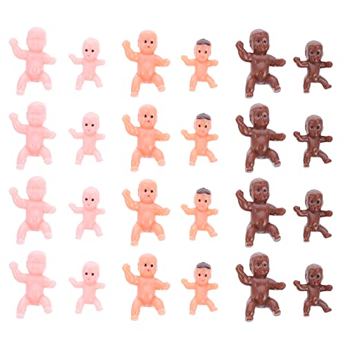 HOMOCONO 60Stücke Mini Plastikbabys für Shower Spiele Eiswürfel Dekoration und Bastelbedarf Vielseitig Einsetzbar für Babyparty und Kreative Anwendungen HOMOCONO 60Stücke Mini Plastikbabys für Shower Spiele Eiswürfel Dekoration und Bastelbedarf Vielseitig Einsetzbar für Babyparty und Kreative Anwendungen von HOMOCONO