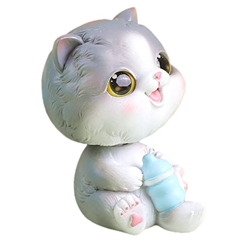 HOMOCONO Deko Katzenfigur Aus Kunstharz Süße Mini-katzenfiguren Als Zierfigur Für Fensterbank Tisch Regal Geburtstagsfeier Spielzeug HOMOCONO Deko Katzenfigur Aus Kunstharz Süße Mini-katzenfiguren Als Zierfigur Für Fensterbank Tisch Regal Geburtstagsfeier Spielzeug von HOMOCONO