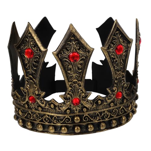 HOMOCONO Diamant Königskrone, Prinzenkrone, Prinzenkrone Für Erwachsene, Für Männer, Mittelalterliche Accessoires, Herrenkrone, König, Königskrone Für Erwachsene, König Der Sterne, HOMOCONO Diamant Königskrone, Prinzenkrone, Prinzenkrone Für Erwachsene, Für Männer, Mittelalterliche Accessoires, Herrenkrone, König, Königskrone Für Erwachsene, König Der Sterne, von HOMOCONO