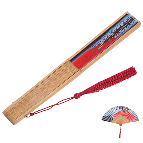 HOMOCONO Faltfächer Aus Seide Japanische Handfächer Fächer Aus Holz Und Seide Klassische Fächer Im Vintage-stil Dekorative Für Frauen Robuste Und Langlebige HOMOCONO Faltfächer Aus Seide Japanische Handfächer Fächer Aus Holz Und Seide Klassische Fächer Im Vintage-stil Dekorative Für Frauen Robuste Und Langlebige von HOMOCONO