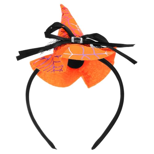 HOMOCONO Halloween Hexenhut Haarreif Leicht und Bequem Halloween Kopfschmuck für Damen und Mädchen Einfach zu Tragen Perfektes Party-accessoire und Fotorequisite HOMOCONO Halloween Hexenhut Haarreif Leicht und Bequem Halloween Kopfschmuck für Damen und Mädchen Einfach zu Tragen Perfektes Party-accessoire und Fotorequisite von HOMOCONO