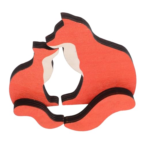 HOMOCONO Holz Fuchs Türrahmen Dekoration Niedliche Tür Eckverzierung für Jungen Nursery Tier Wanddeko für Kinderzimmer und Regale Perfektes Wald Thema für Babyzimmer von HOMOCONO