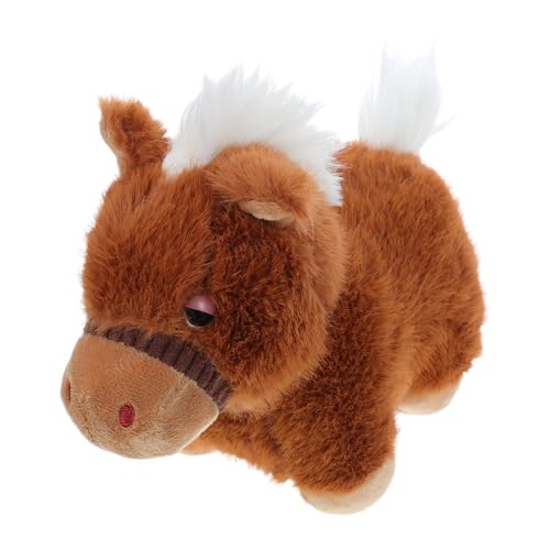 HOMOCONO Jahr des Pferdes Maskottchen Puppe Weiches Stofftier für Lunar Neujahr Geburtstagsgeschenke Heimdekoration von HOMOCONO
