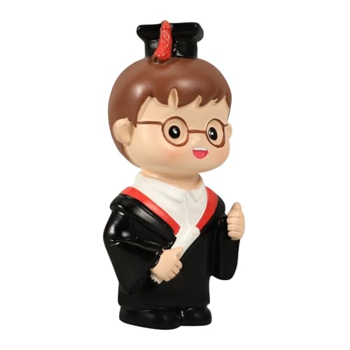 HOMOCONO Kuchendekoration, Kuchenfigur, Harzfigur, Abschluss Kuchenspieße, Party Layouts, Harz Kuchenornament, Abschluss Desktop Layouts, Abschlussparty Dekoration, Kuchendekor Topper von HOMOCONO