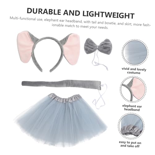 HOMOCONO Niedliches Elefantenohren Stirnband mit Tüllrock Leicht und Rutschfest Wiederverwendbar für Halloween Geburtstage Partys Geeignet für Damen und Erwachsene HOMOCONO Niedliches Elefantenohren Stirnband mit Tüllrock Leicht und Rutschfest Wiederverwendbar für Halloween Geburtstage Partys Geeignet für Damen und Erwachsene von HOMOCONO