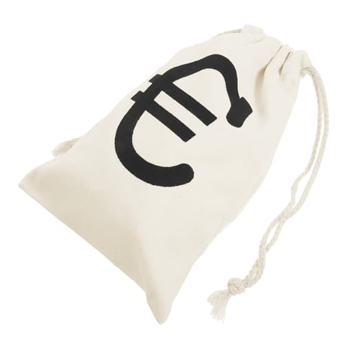 HOMOCONO Piraten Themen Geschenktüte aus Canvas mit Kordelzug für Halloween Partys und Kindergeburtstage Goldmünzen und Süßigkeiten Mitgebsel von HOMOCONO