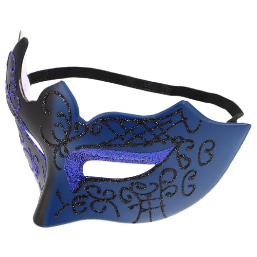 HOMOCONO Venezianische Maske: Maskenmaske für Damen und Herren – Halbgesichts-Party-Requisite für Karneval und Maskenbälle – Cosplay-Zubehör von HOMOCONO