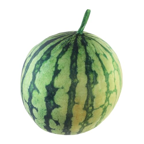 HOMOCONO Wassermelonen Plüschkissen Flauschiges Fruchtspielzeug Geburtstagsgeschenk Gemütlich für Wohnzimmer und Schlafzimmer von HOMOCONO
