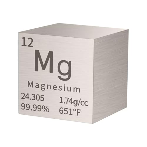 2,5 cm Würfelelement Metalldichte Würfel Homostarry 99,95% Reinheit Lehrwerkzeug, Geschenke für Studenten, Lehrer, Wissenschaft, Chemie, Liebhaber, Material Hobby Sammlung, DIY, Laborexperimente von HOMOSTARRY