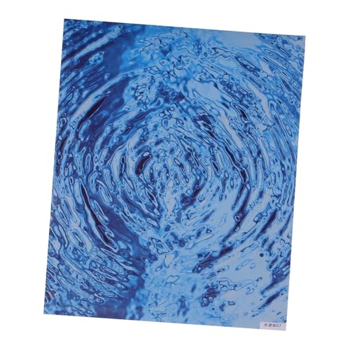 HOMSFOU 1 Blatt Wassertextur Aufkleber Wasserwellen Aufkleber Der Die Wasserwellen Papieroberfläche Abdeckt Puppenhaus Miniatur Landschaftsmaterialien Modellwasser Tragbarer HOMSFOU 1 Blatt Wassertextur Aufkleber Wasserwellen Aufkleber Der Die Wasserwellen Papieroberfläche Abdeckt Puppenhaus Miniatur Landschaftsmaterialien Modellwasser Tragbarer von HOMSFOU