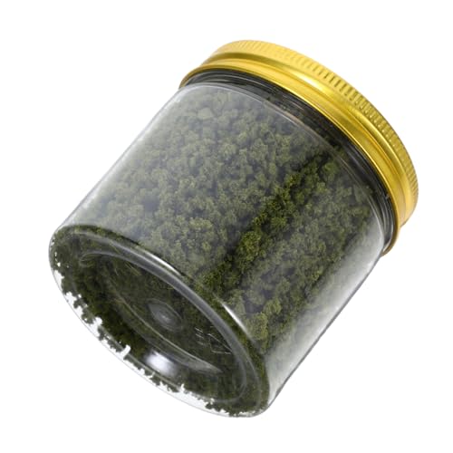 HOMSFOU 1 Modellsträucher Und Baumpulver Miniatur-landschaftszubehör Kunsthandwerk-modellgras Miniatur-landschaftsgras DIY Modellgras Landschaftskunstrasen Bastelgras Green Plastik von HOMSFOU