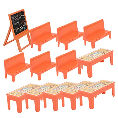 HOMSFOU 1 Satz Kind Für Klassenzimmertische Mini-klassenzimmermöbel Miniaturschule Puppenschule Klein Miniatur-klassenzimmermöbel Schulspielzeug Plastik 13 Stück HOMSFOU 1 Satz Kind Für Klassenzimmertische Mini-klassenzimmermöbel Miniaturschule Puppenschule Klein Miniatur-klassenzimmermöbel Schulspielzeug Plastik 13 Stück von HOMSFOU