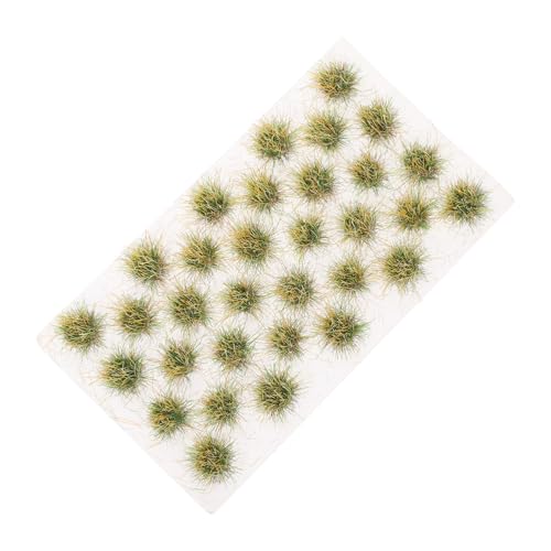 HOMSFOU 1 Satz Modell Sandtisch Rasen kleine Grasbüschel Simulationsgras-Miniatur Modellgras Grasbüschel Miniatur künstliches Gras zum Basteln Bastelgras Miniaturgras Plastik von HOMSFOU