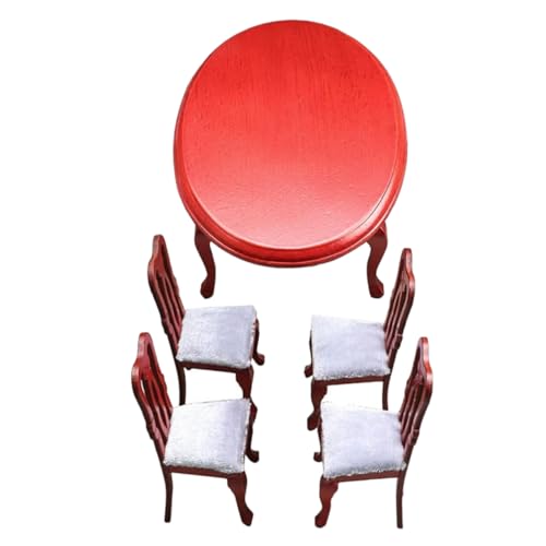 HOMSFOU 1 Satz Möbelmodell Restaurant Tisch Und Stühle Puppenhaus Wohnzimmer Möbel Puppenstubenstühle Miniaturtisch Miniaturmöbelmodell Winzige Möbel Dollhouse Chair Holz HOMSFOU 1 Satz Möbelmodell Restaurant Tisch Und Stühle Puppenhaus Wohnzimmer Möbel Puppenstubenstühle Miniaturtisch Miniaturmöbelmodell Winzige Möbel Dollhouse Chair Holz von HOMSFOU