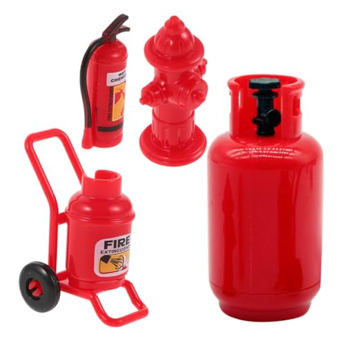 HOMSFOU 1 Satz Puppenhaus-feuerspielzeug Miniatur-kaminwerkzeuge Puppenhausfiguren -feuerlöscher Für Mini-feuerlöscher- Szenenzubehör Plastik Rot HOMSFOU 1 Satz Puppenhaus-feuerspielzeug Miniatur-kaminwerkzeuge Puppenhausfiguren -feuerlöscher Für Mini-feuerlöscher- Szenenzubehör Plastik Rot von HOMSFOU