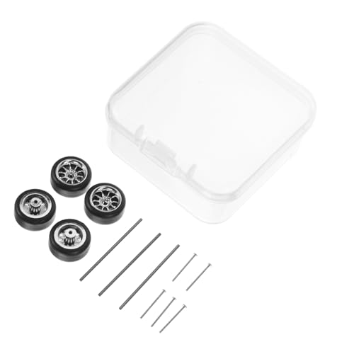 HOMSFOU 1 Satz Radnabenzubehör für Simulationsautomodelle Autozubehör Ersatz Fernbedienung ferngesteuertes Auto Autorad aus Kunststoff Auto Spielzeugrad RC-Autoräder Plastik Schwarz HOMSFOU 1 Satz Radnabenzubehör für Simulationsautomodelle Autozubehör Ersatz Fernbedienung ferngesteuertes Auto Autorad aus Kunststoff Auto Spielzeugrad RC-Autoräder Plastik Schwarz von HOMSFOU