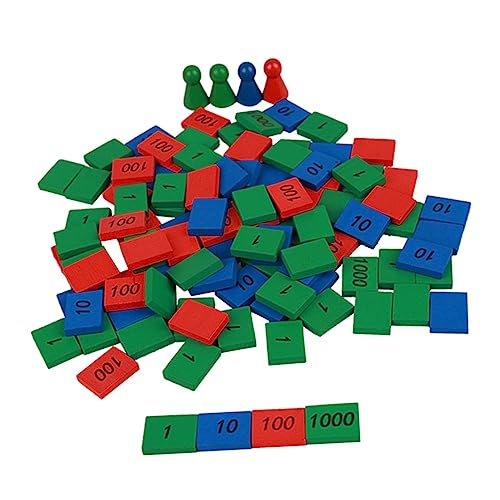 HOMSFOU 1 Satz Teile Montessori Mathematik Lernspielzeug für Kleinkinder Pädagogisches zur Frühen von Zahlen und Farbverständnis für Jungen und Mädchen Ab Jahren HOMSFOU 1 Satz Teile Montessori Mathematik Lernspielzeug für Kleinkinder Pädagogisches zur Frühen von Zahlen und Farbverständnis für Jungen und Mädchen Ab Jahren von HOMSFOU