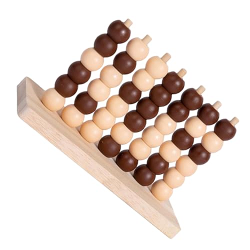 HOMSFOU 1 Satz Vier-in-Einer-Reihe-Schachspielzeug Holzspiele Schachbrett Schachtisch Schachspiele Damespiel Reiseschach Dame-Brettspiel für Reisespiele Kinderschach HOMSFOU 1 Satz Vier-in-Einer-Reihe-Schachspielzeug Holzspiele Schachbrett Schachtisch Schachspiele Damespiel Reiseschach Dame-Brettspiel für Reisespiele Kinderschach von HOMSFOU