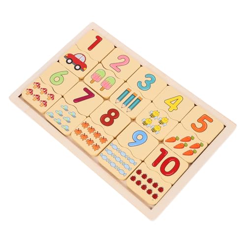 HOMSFOU 1 Satz Zahlen passendes Puzzlematte -Puzzle- Holzspielzeug Puzzles aus Holz Holzpuzzles für Kleinkinder Steckpuzzle für hölzern HOMSFOU 1 Satz Zahlen passendes Puzzlematte -Puzzle- Holzspielzeug Puzzles aus Holz Holzpuzzles für Kleinkinder Steckpuzzle für hölzern von HOMSFOU