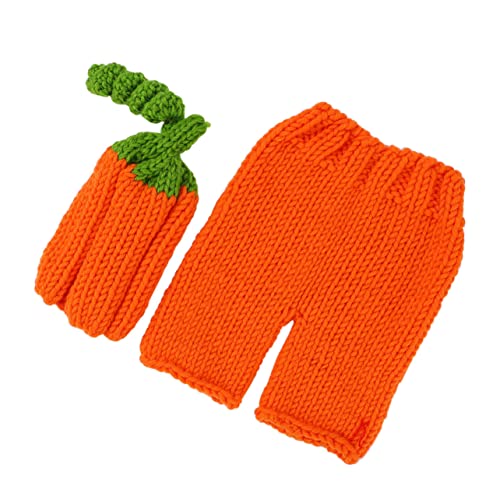 HOMSFOU 1 Satz -fotoshooting-kleidung Halloween-babybody Kostüm Gestrickt Requisiten Für Die Neugeborenenfotografie Halloween-kleinkind-overall Neugeborenen-fotografie-outfit Orange HOMSFOU 1 Satz -fotoshooting-kleidung Halloween-babybody Kostüm Gestrickt Requisiten Für Die Neugeborenenfotografie Halloween-kleinkind-overall Neugeborenen-fotografie-outfit Orange von HOMSFOU