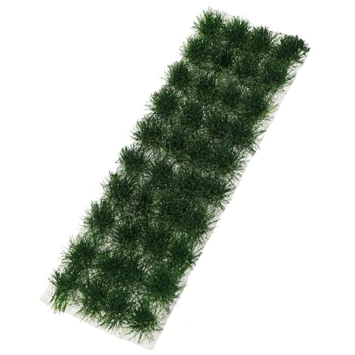 HOMSFOU 1 Schachtel Fake Grass Cluster Modell für Sandtisch Dekoration Grasbüschel für Landschaftsmodelle Realistische Vegetation für Dioramen und Modellbau Vielseitig Einsetzbar von HOMSFOU