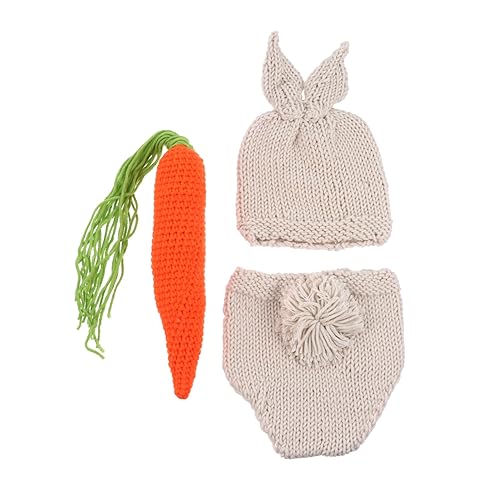 HOMSFOU 1 Set Fotografie Kleidung Bekleidung Kostüme Kinderkleidung Kinderkleid Neugeborenen Outfit Outfits Kleidung Für Säuglings Kaninchen Kleidung Kaninchen Babykleidung von HOMSFOU