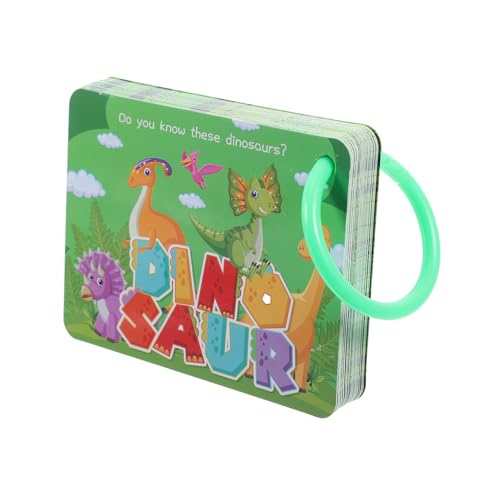 HOMSFOU 1 Set Lernkarten Für Kleinkinder Kleinkindspielzeug Punkttier Kleinkind Lernspielzeug Kleinkinder Frühes Kleinkind Puzzle Lernkarte Stichwort Für Dinosaurier von HOMSFOU